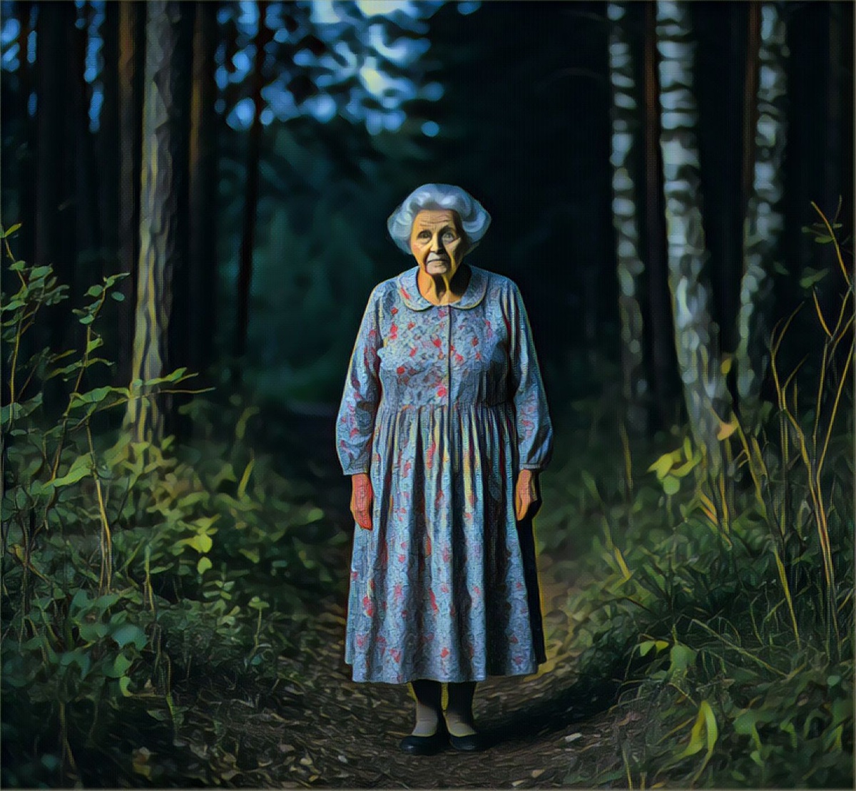 Баба Нюра обещала в трудную минуту всегда помогать Мише 