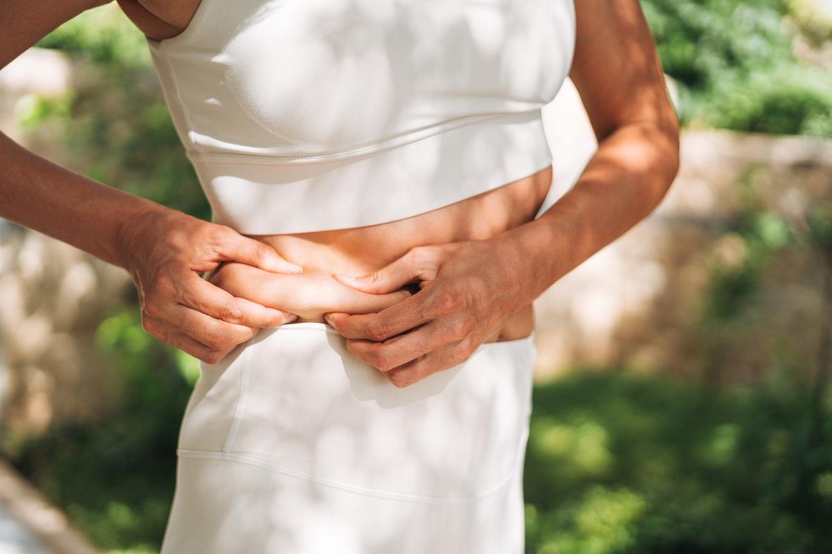 На этом фото, конечно, не живот выпирает, а бочок, но другого не нашла. Фото автора 