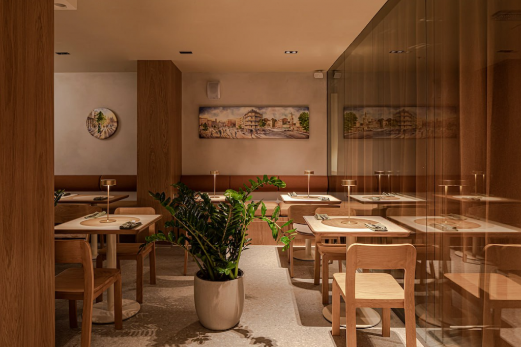 Интерьер кафе Look Up