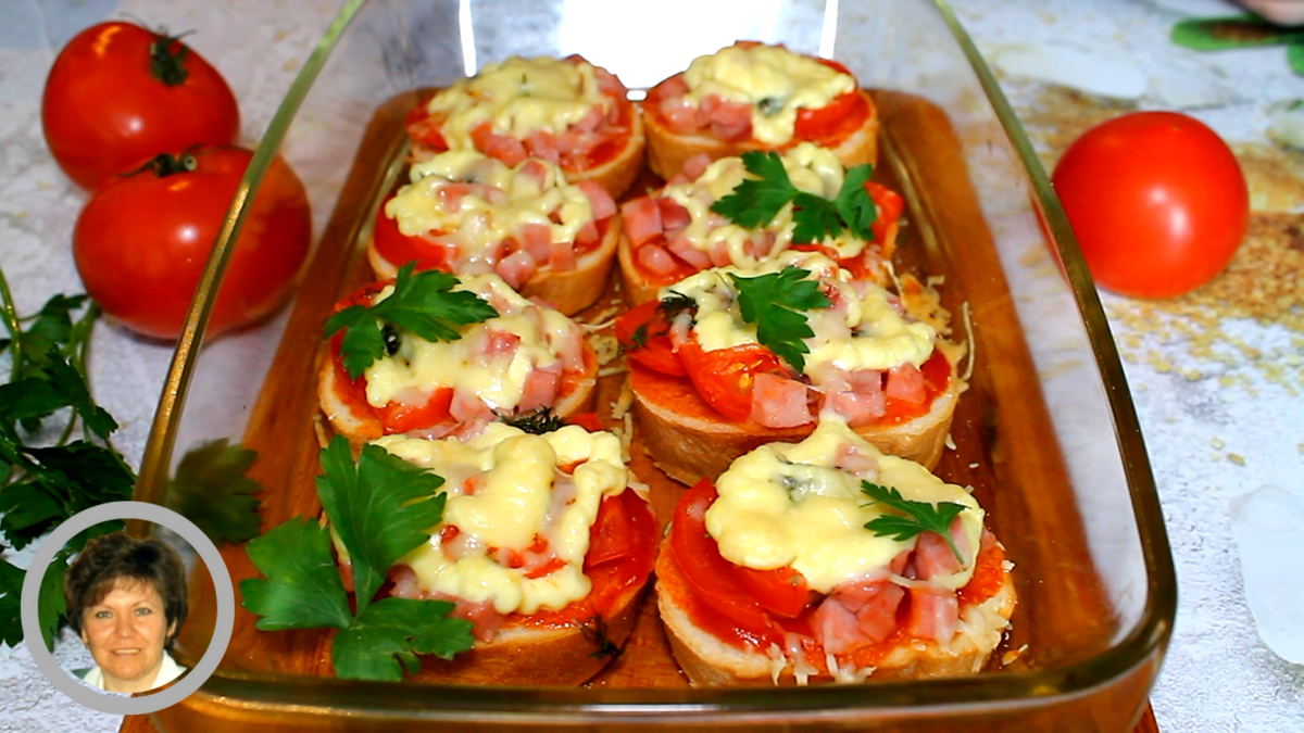 ⭐ Ленивая пицца на батоне - самый быстрый рецепт