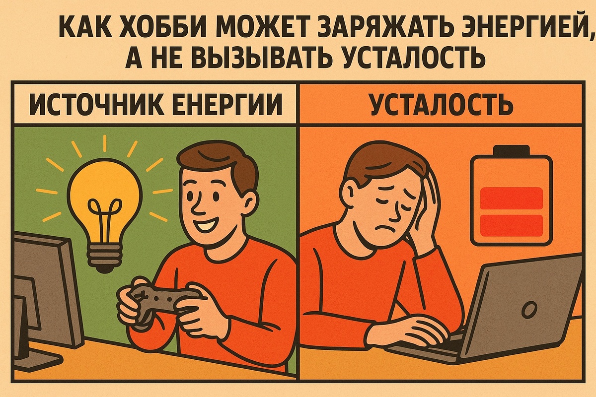 Как хобби может заряжать энергией, а не вызывать усталость — лайфхаки 2025 года