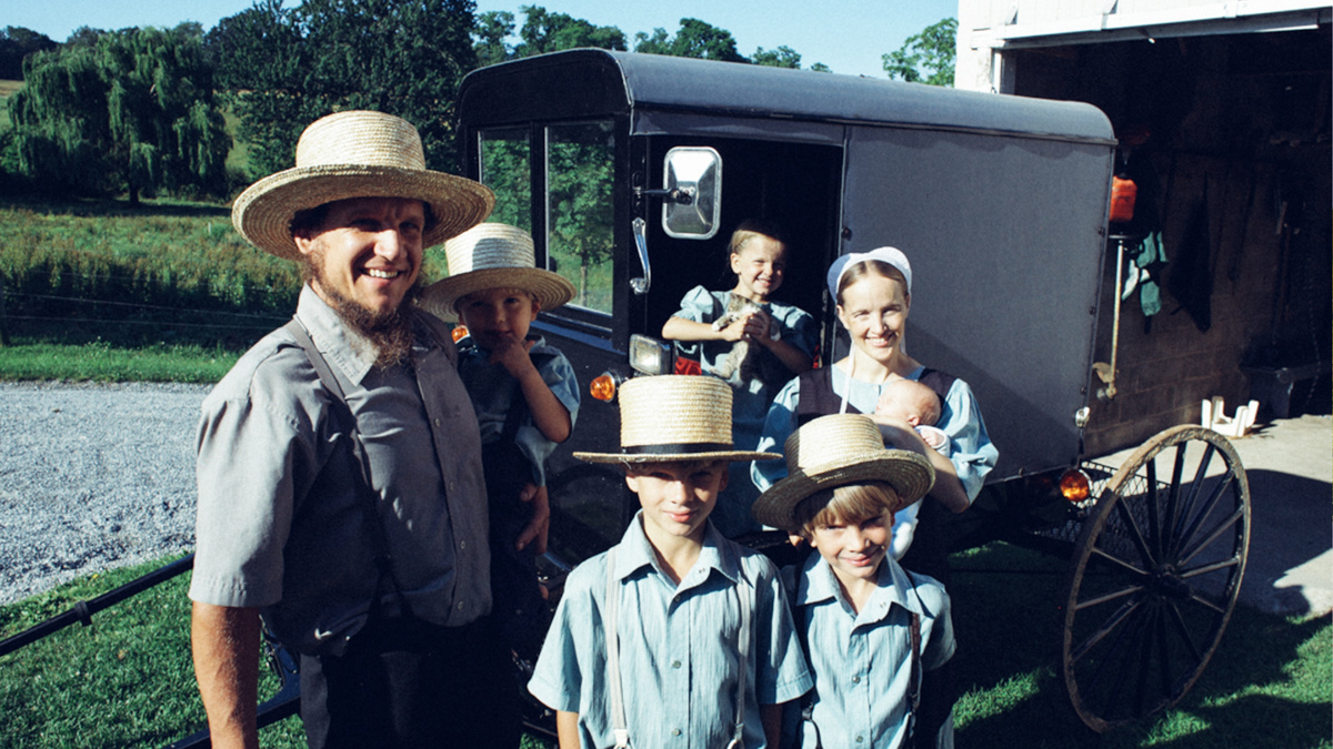 Большая семья амишей
