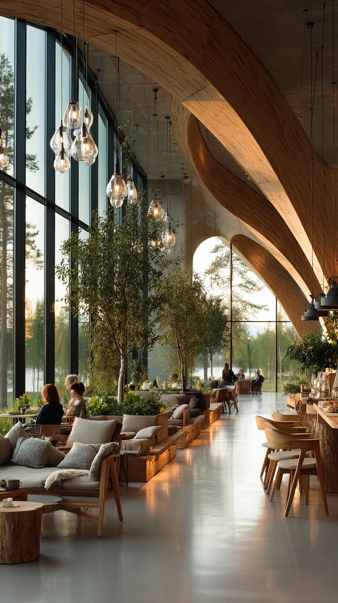 Павильон-капля в Мещерском парке. Рендер: KNKO