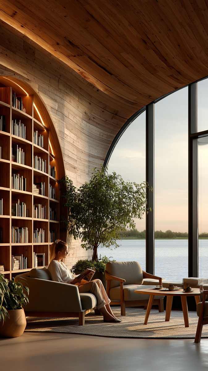 Павильон-капля в Мещерском парке. Рендер: KNKO