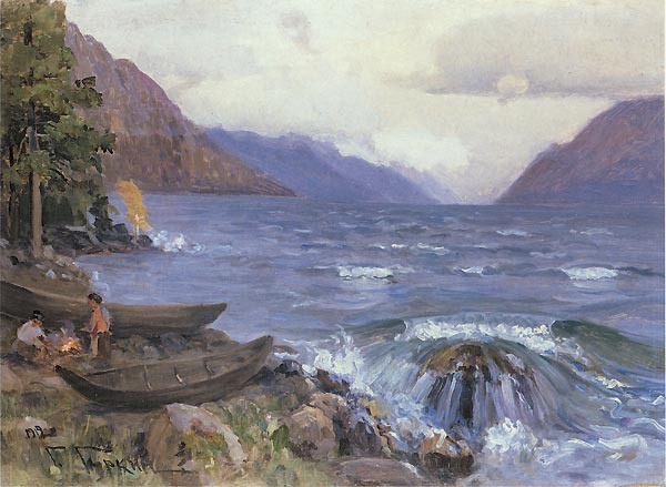 Георгий Чорос-Гуркин. Телецкое озеро. 1912 год