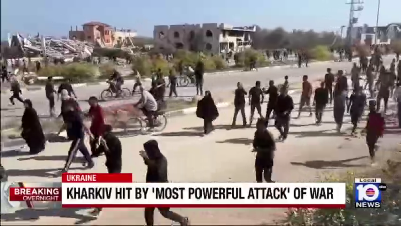    Скриншот с репортажа американского телеканала