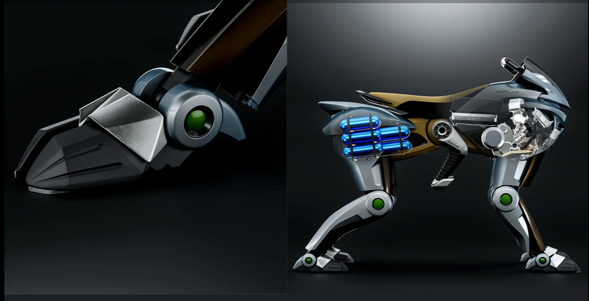 Разумеется, этот кибемустанг работает на водороде. Потому что: электричество — это банально, бензин — прошлый век. А вот 150 кубов в "бёдрах" — это же так по-лошадиному, правда?