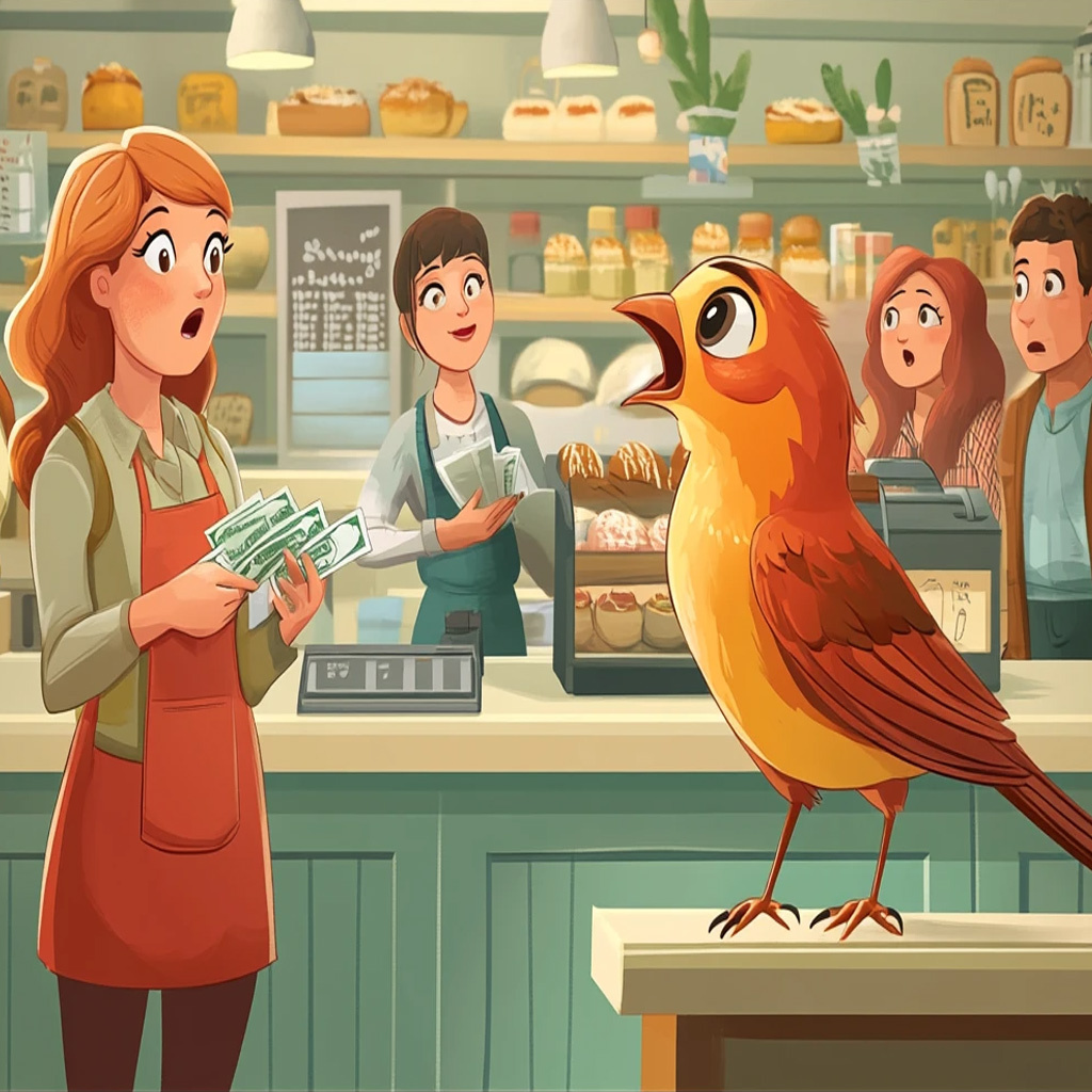 «Гражданка! – выдавливаю я, весь в благородном порыве. – Вам лишнее дали!»