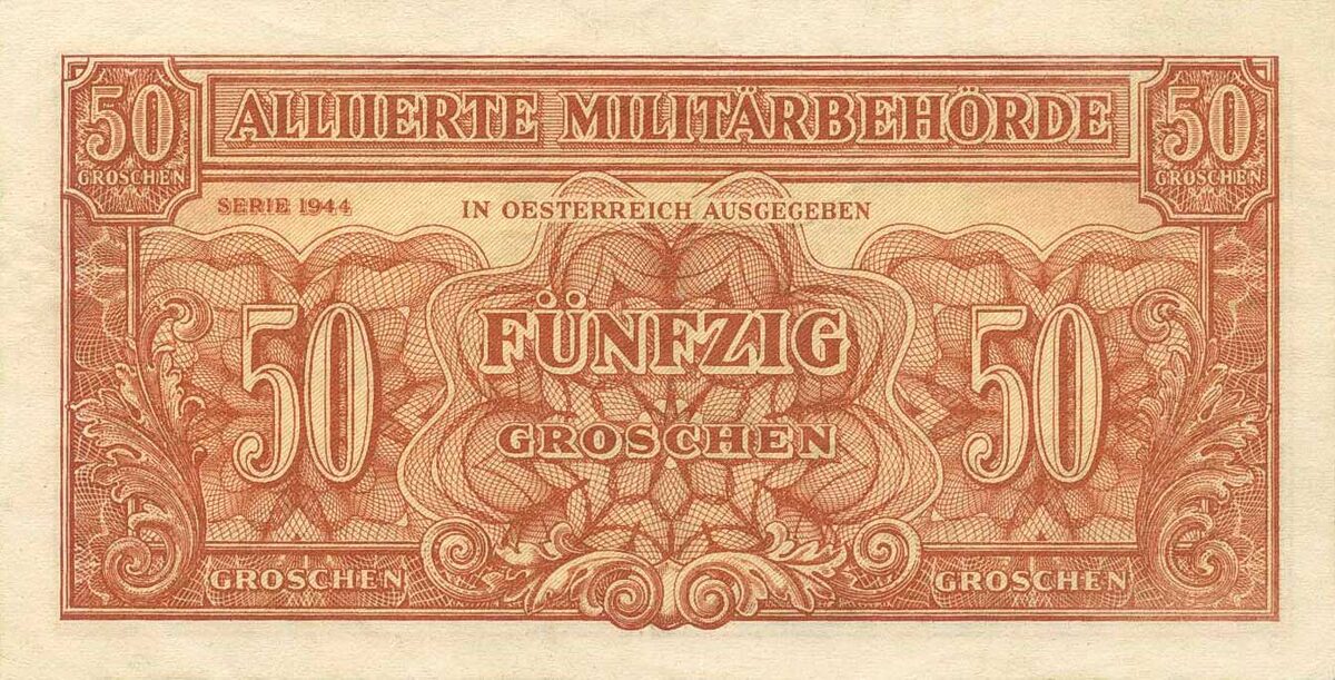 50 грошей 1944 год (реверс)