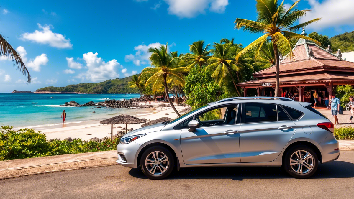 Арендованный автомобиль на Сейшелах