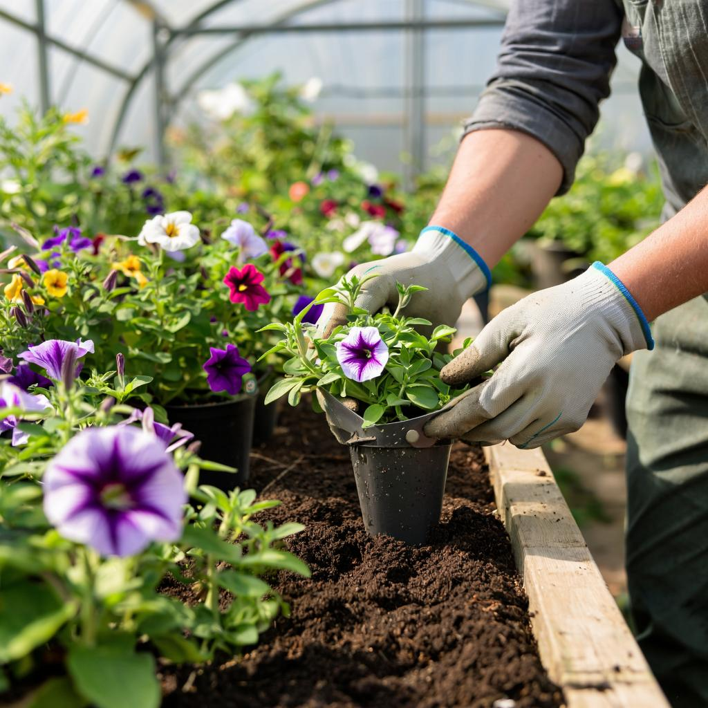 черенкования петунии