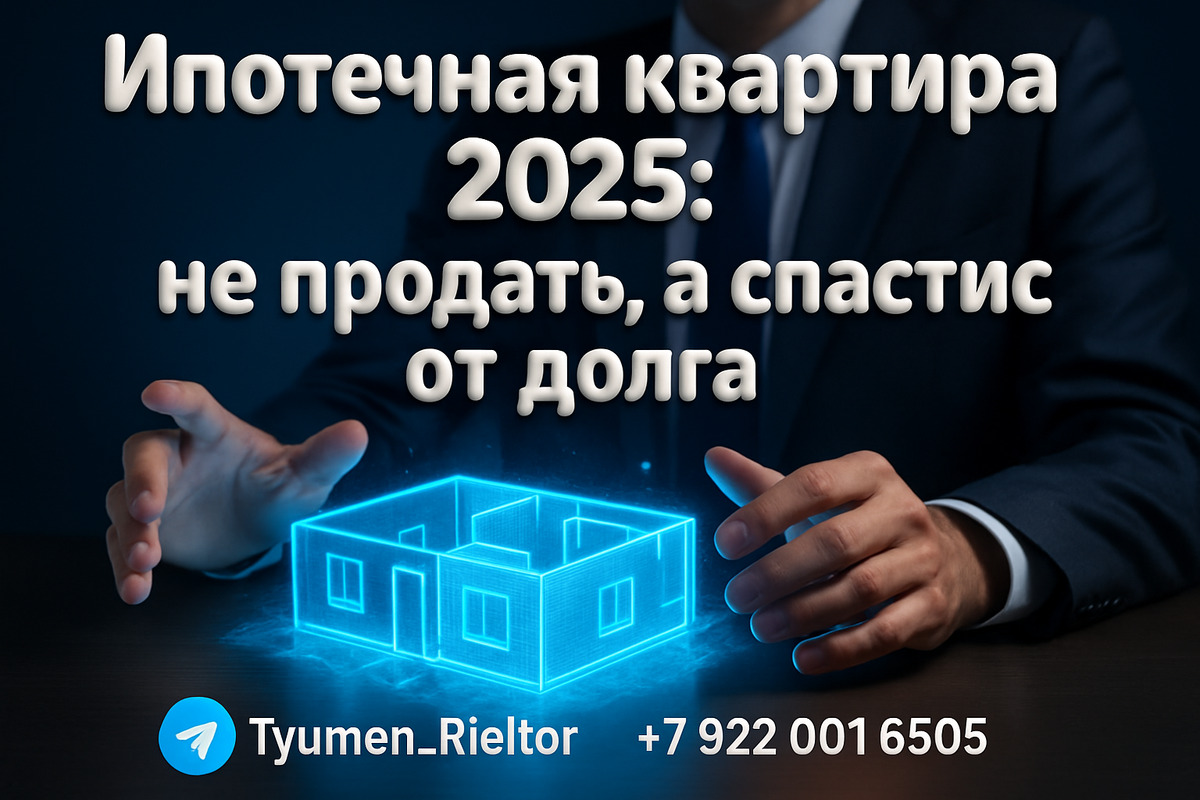    Ипотечная квартира 2025: не продать, а спастись от долга Святослав Шакин