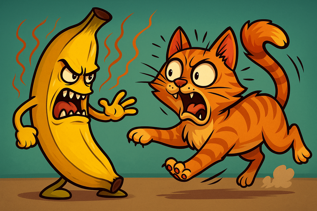 Банан — жёлтый монстр из фруктового ада