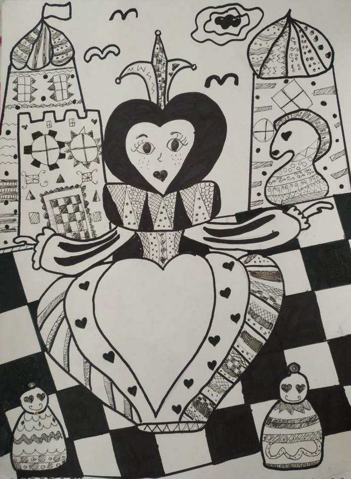 Источник https://basanova.ru/grafika/shahmatnaya-strana-risunki.