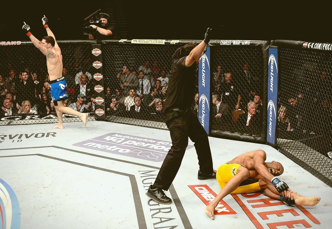 Фото с боя Крис Вайдман vs Андерсон Сильва 2