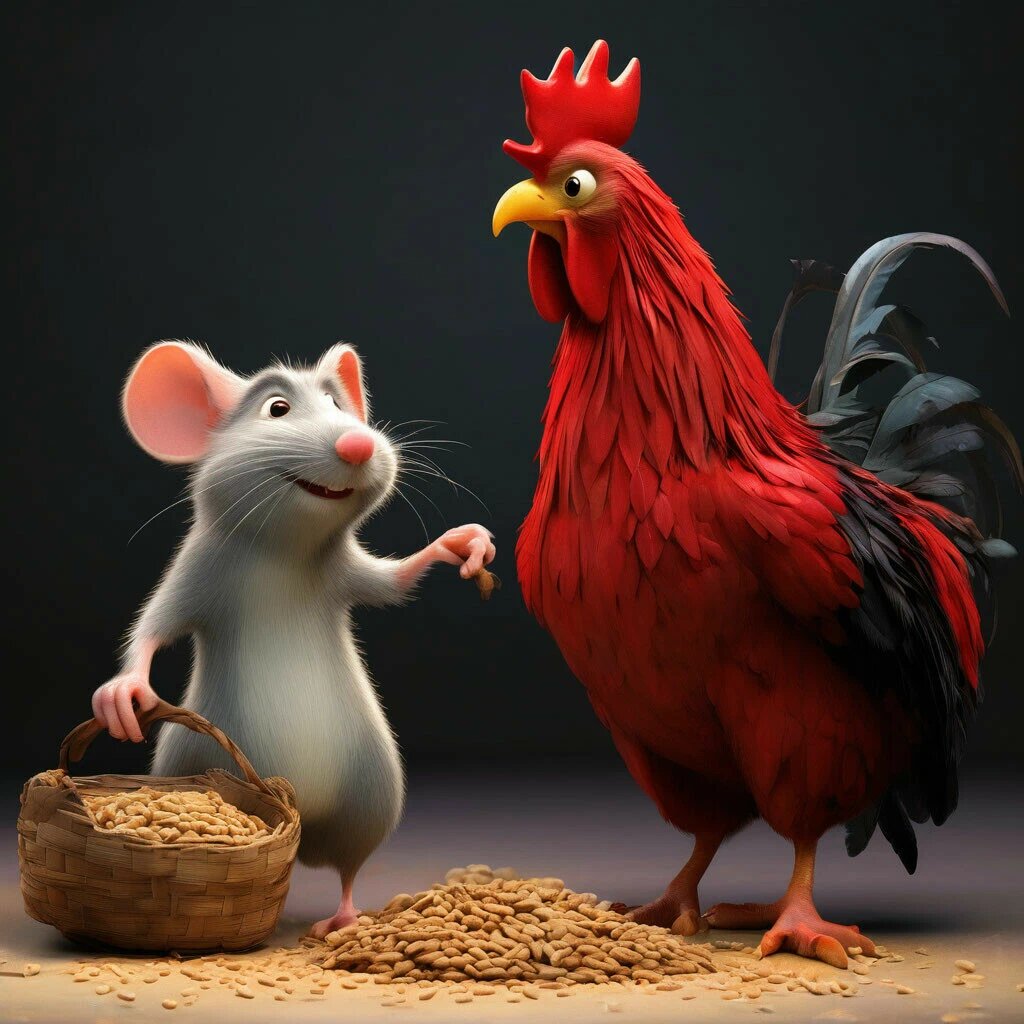 Крыса и Петух