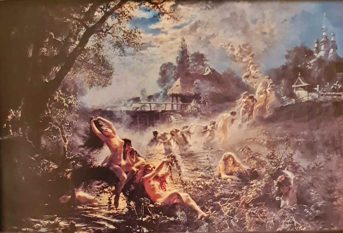 Константин Маковский. "Русалки". 1884 год