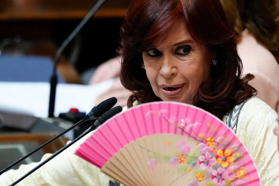    Кристина Фернандес де Киршнер / Источник: © Natacha Pisarenko/AP/TASS