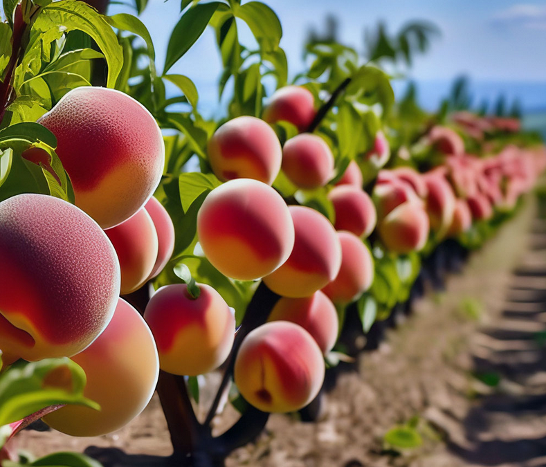 Отличные персики