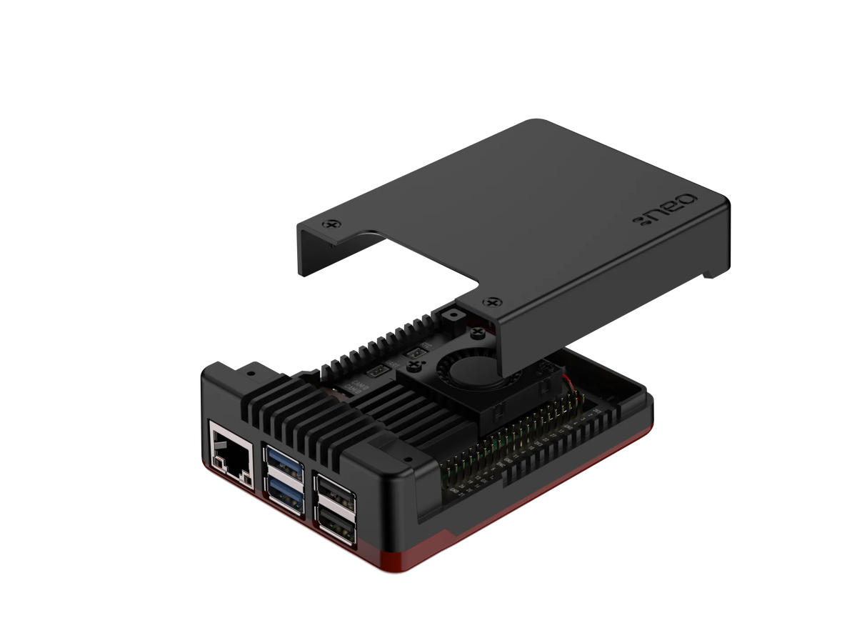 Алюминиевый корпус Argon NEO 5 BRED для Raspberry Pi 5