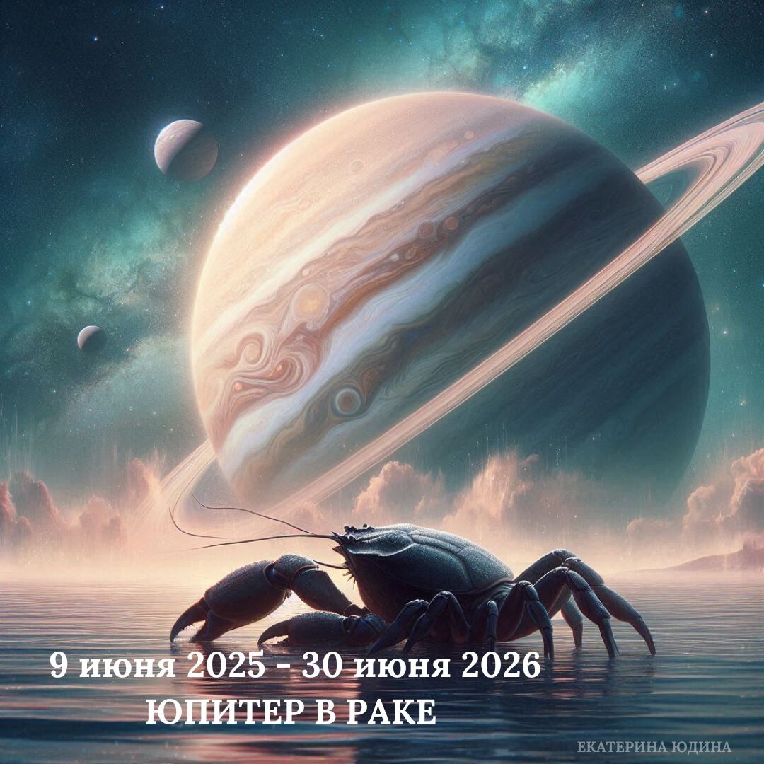Транзит Юпитера в Раке. Влияние и Энергии. Астролог Екатерина Юдина 