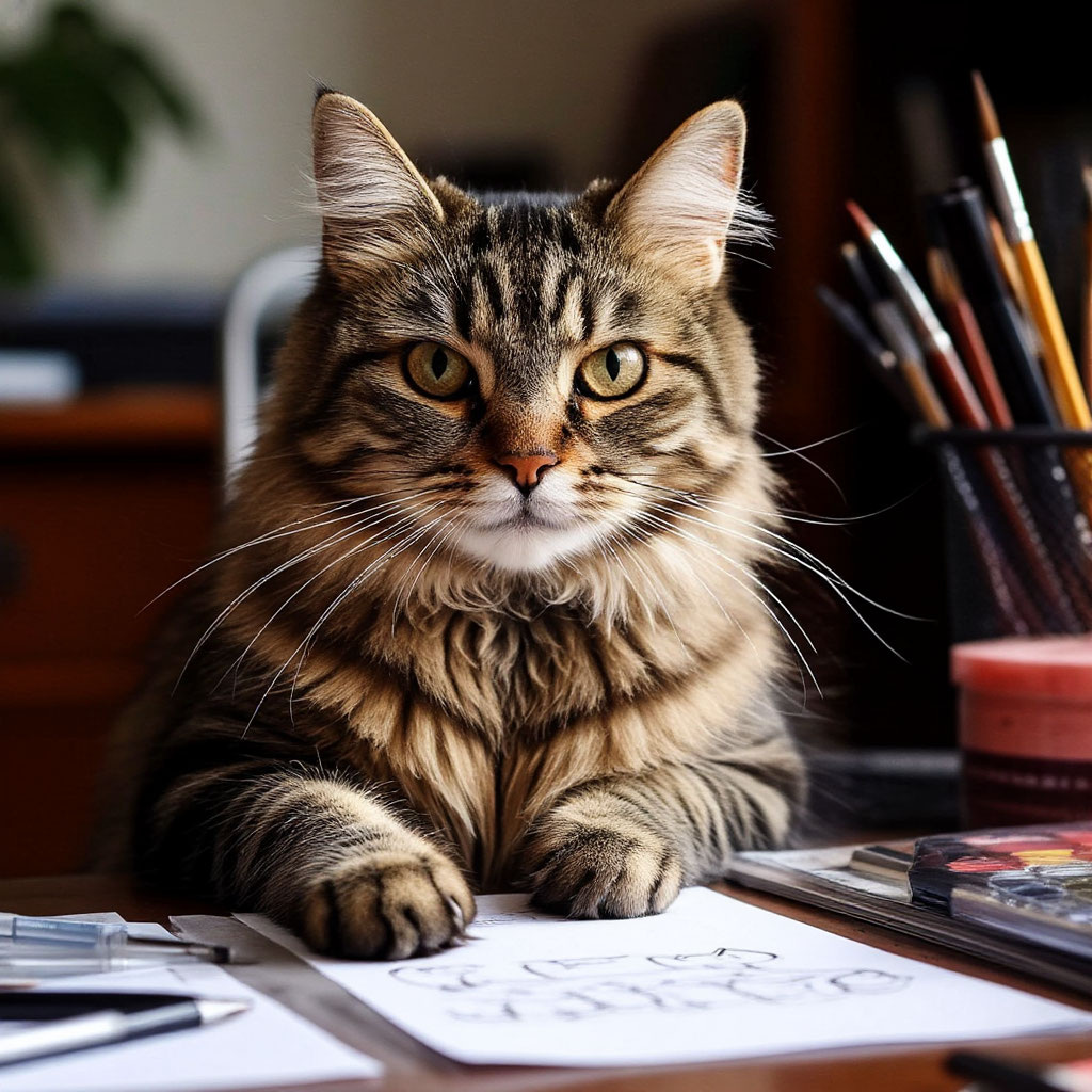 Кот-мастер от Шедеврума