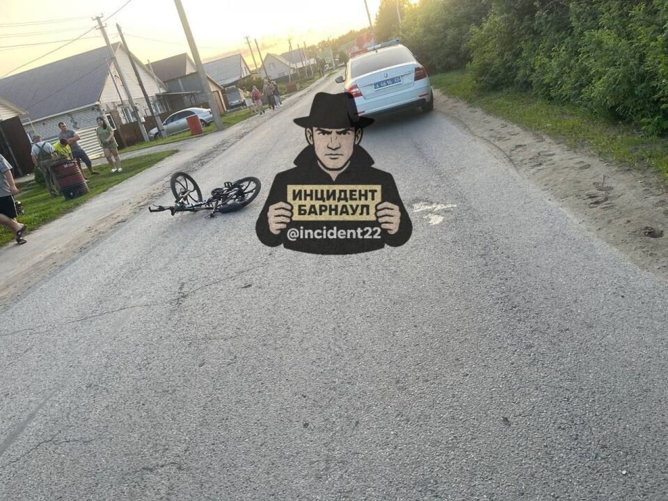    ДТП на ул. Изящная . Источник: t.me/incident22