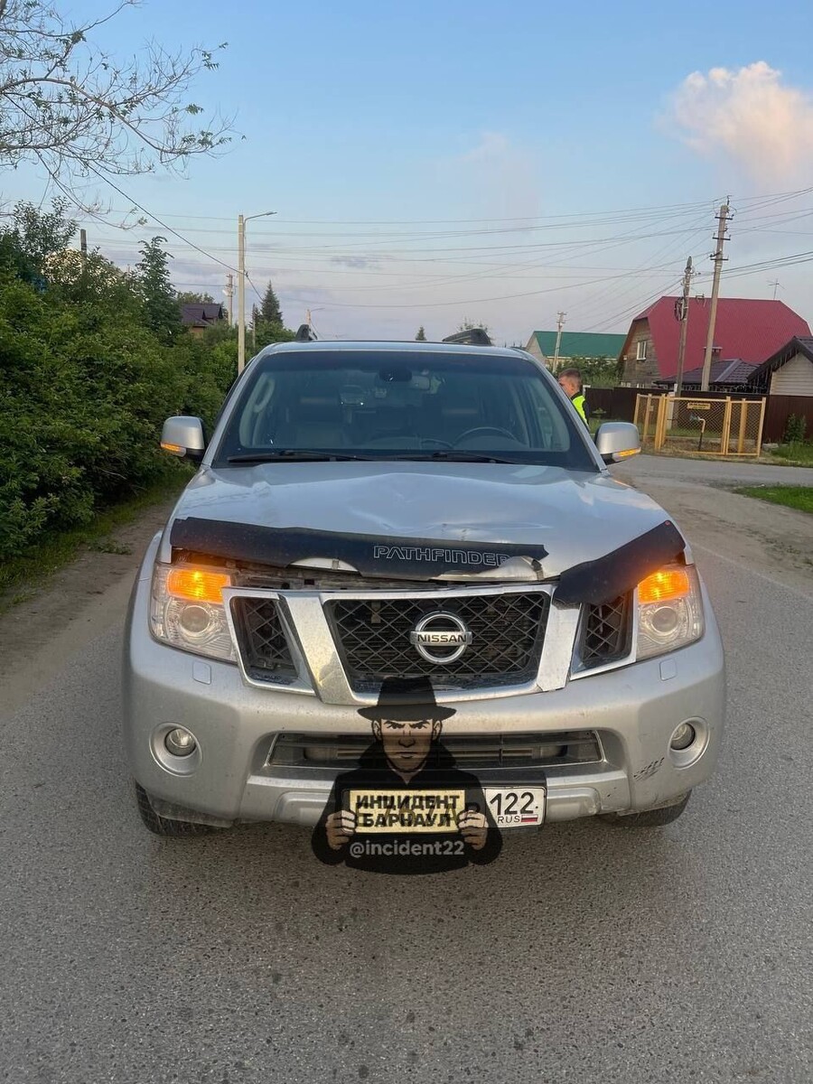    ДТП на ул. Изящная . Источник: t.me/incident22