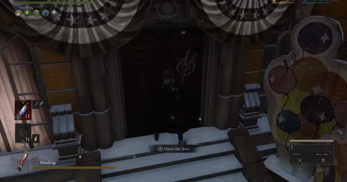    Секретная дверь убежища Чёрного Кролика №1