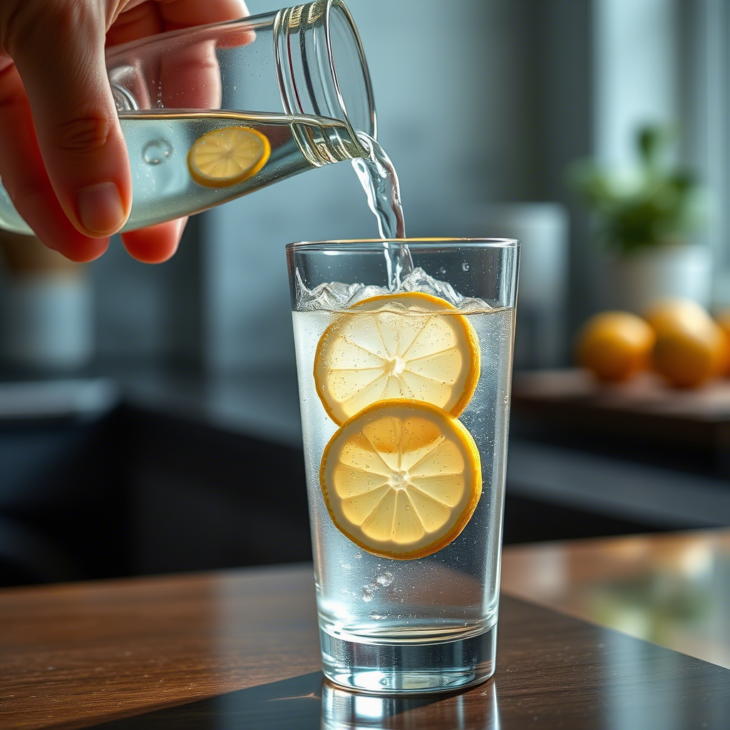 Стакан воды с лимоном с утра запустит все процессы организма 