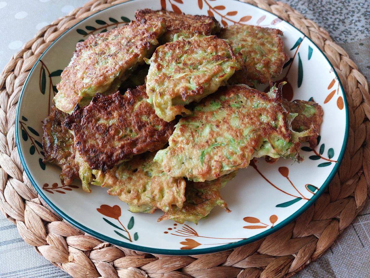 Кабачковые оладьи