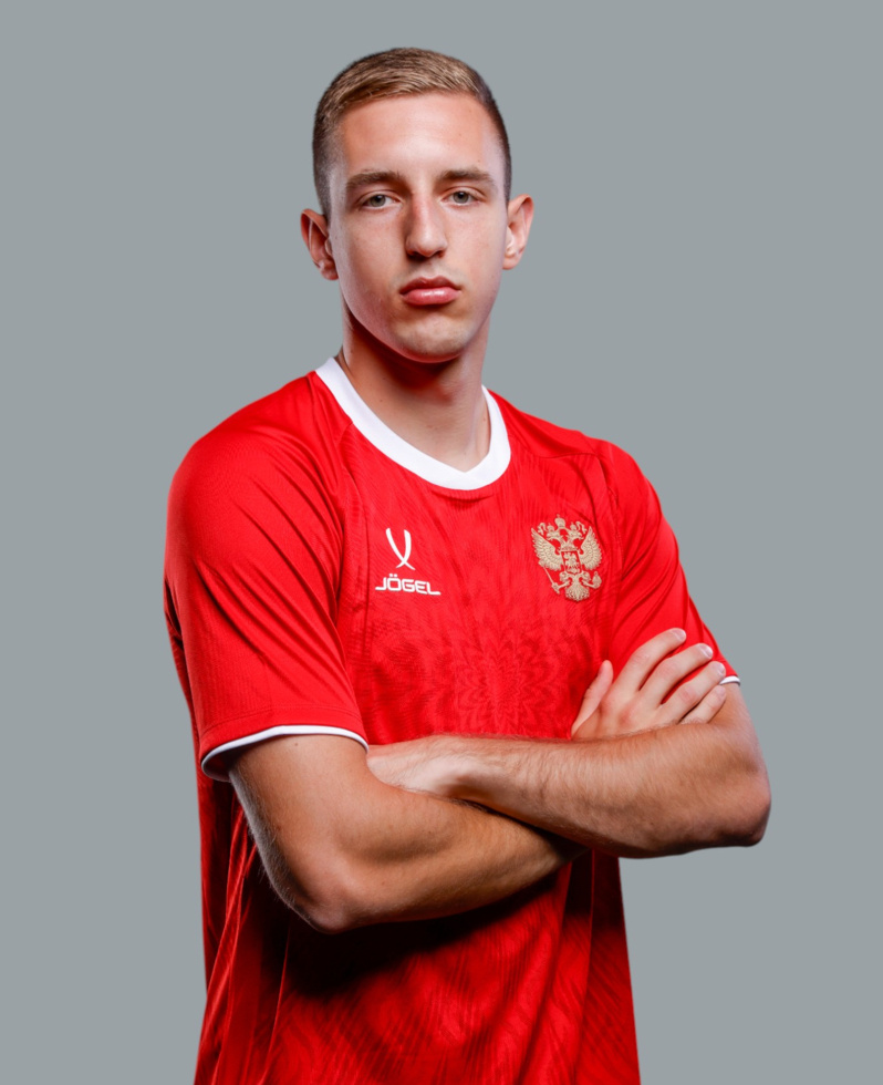 Гладышев. Фото с сайта РФС https://rfs.ru/national/players/gladishev-yaroslav-vadimovich