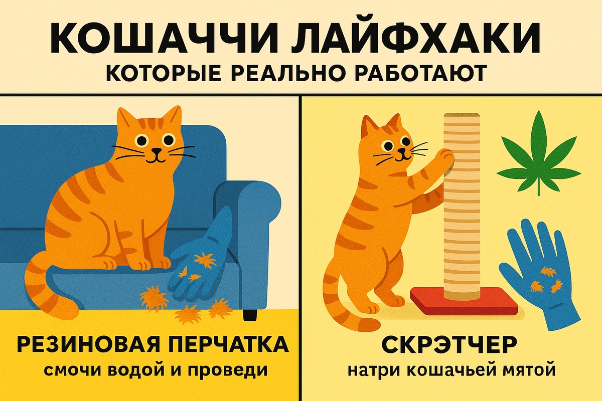 Лайфхаки для кошек 