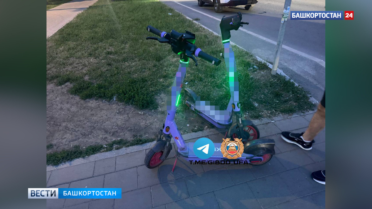    Не спешилась: 16-летнюю девушку на электросамокате сбили на "зебре" в Уфе