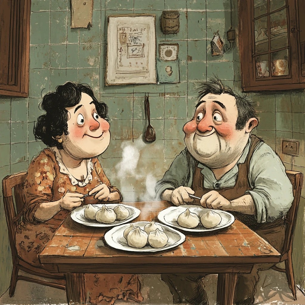 Пар от них – теплый, родной, знакомый