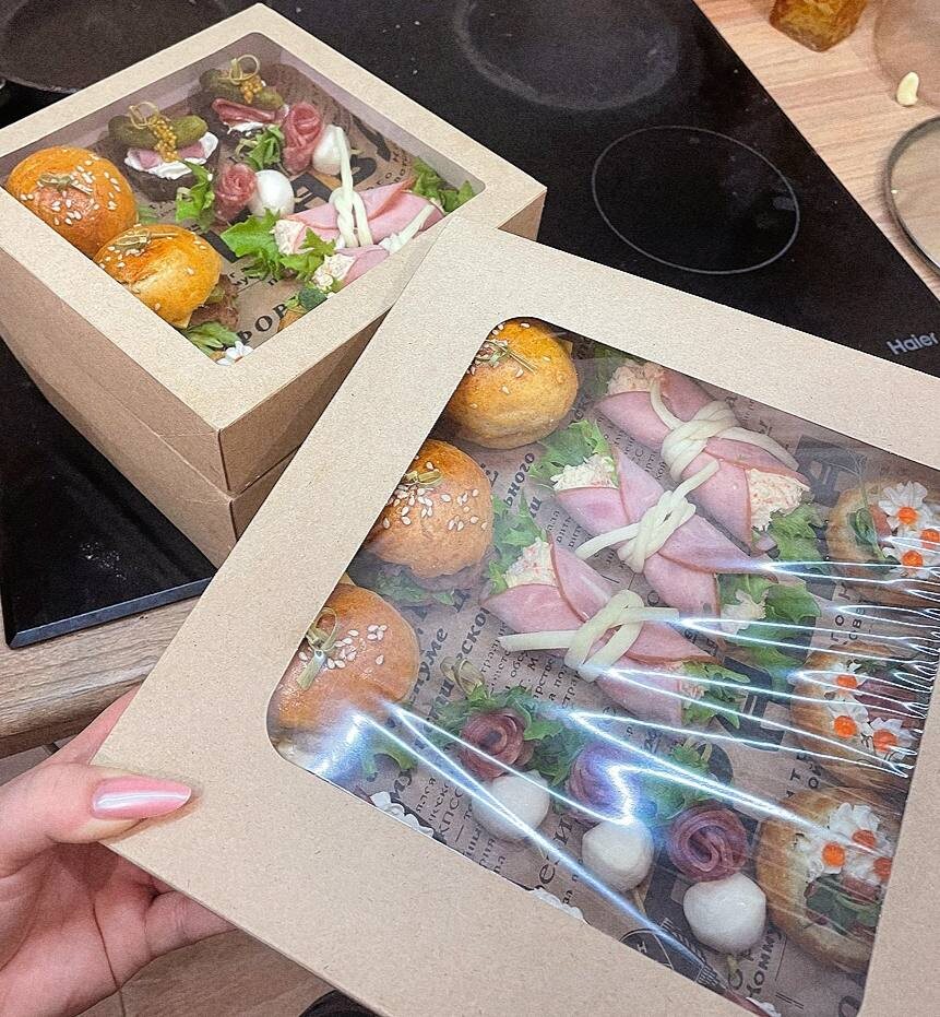 Такие боксы делала коллегам на работу ❤