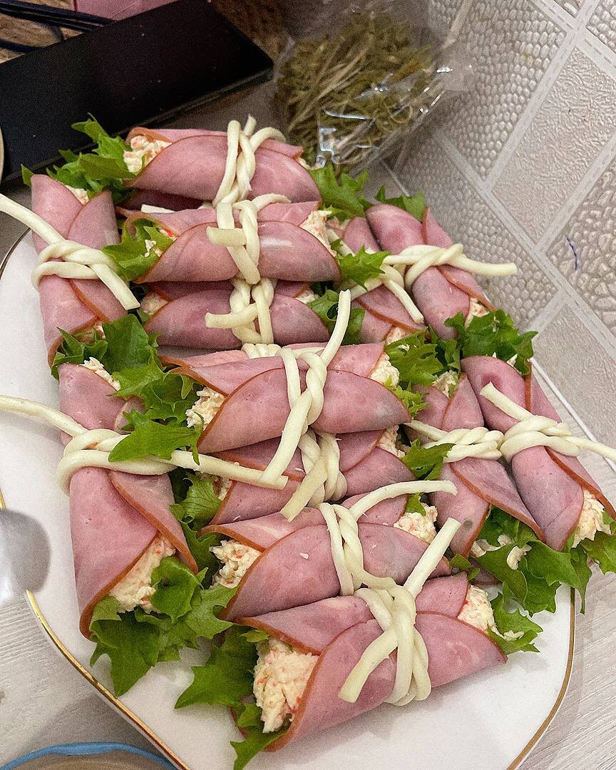 Рулетики из карбонада🍖