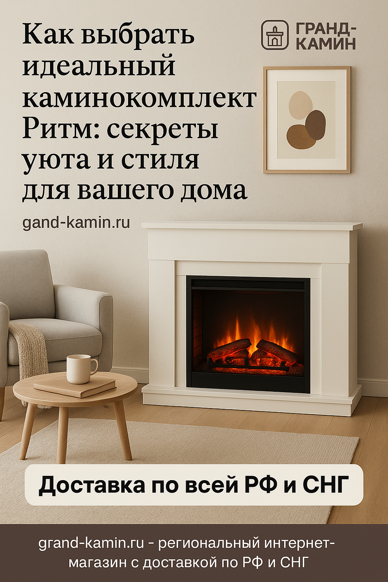    Как выбрать идеальный каминокомплект Ритм: секреты уюта и стиля для вашего дома Kamin