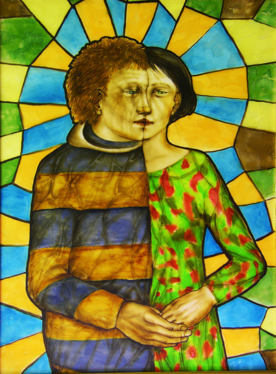 Акулова Женя "Здравствуй"
80х60 пластик масло 2009 г