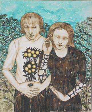 Акулова Женя "Первое свидание"
46х38 хм 2007 г