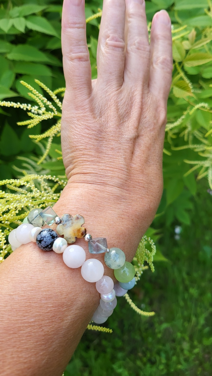 #агат #розовыйкварц 