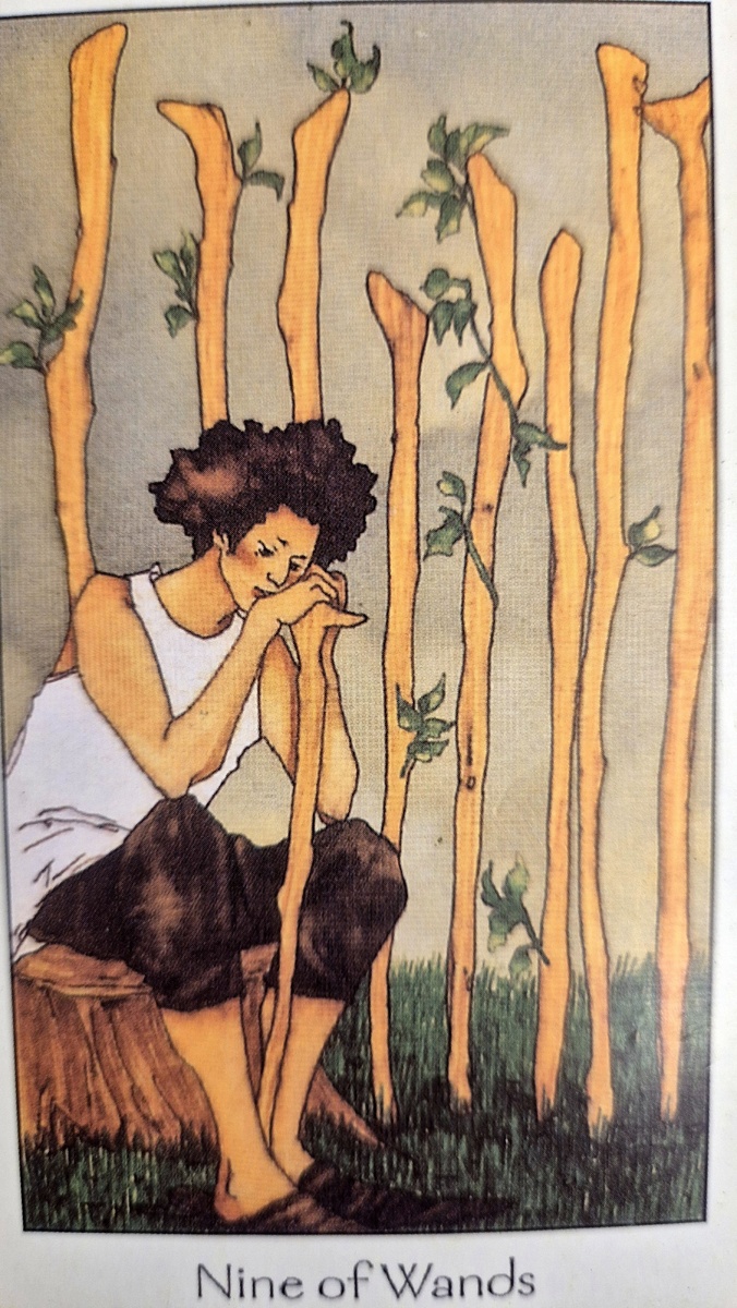 Девятка жезлов.