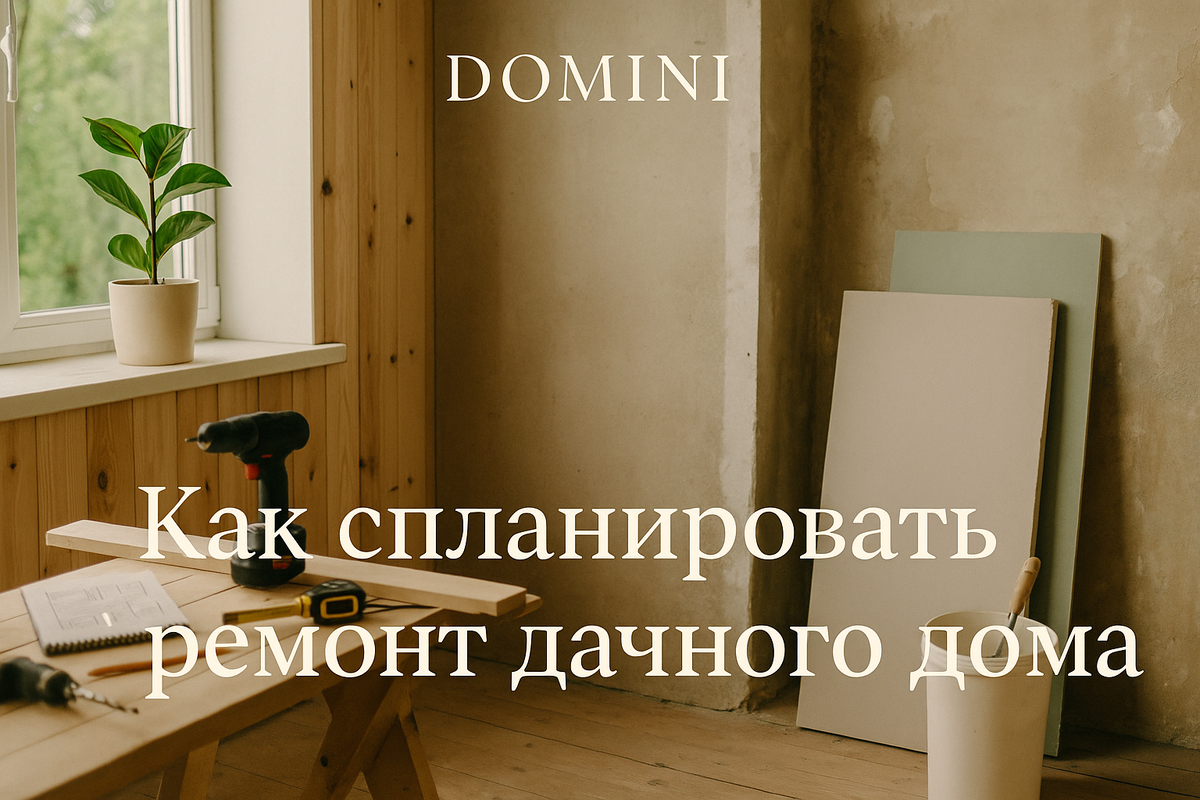    Планирование ремонта дачи: шаги к качественному результату