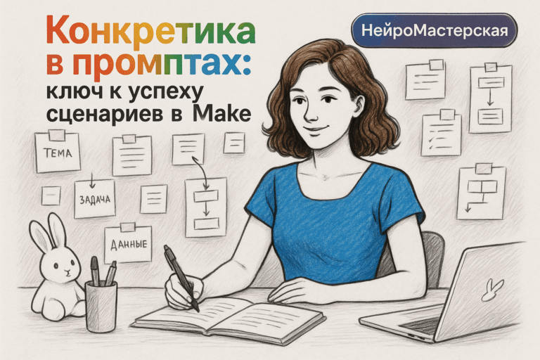    Конкретика в промптах: ключ к успеху сценариев в Make Оксана Солдатова