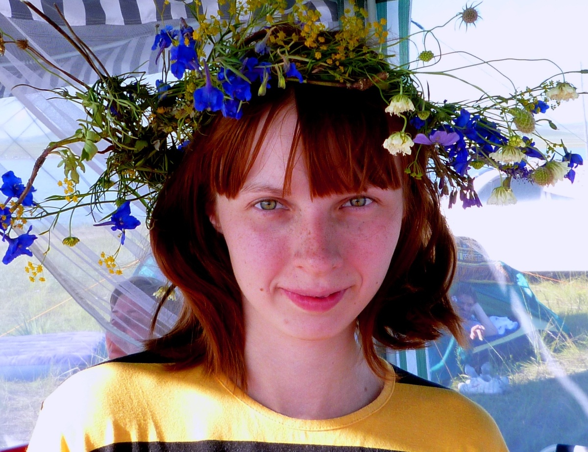 Рыжая и с веснушками