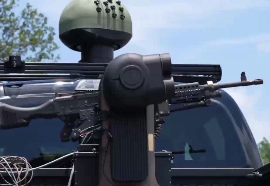 Изделие британской фирмы Аllen Control Systems явно заимствовало идею у советского КАЗ "Оплот-МО", представленного в середине 60-х годов прошлого века. Фото  Аllen Control Systems