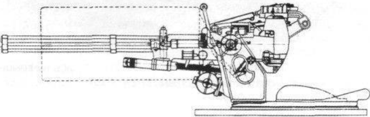 Тот самый пулемет против ПТУР КАЗ "Оплот-МО", сильно опередивший время и упершийся в технологический потолок той эпохи. Картинка НИИ-61