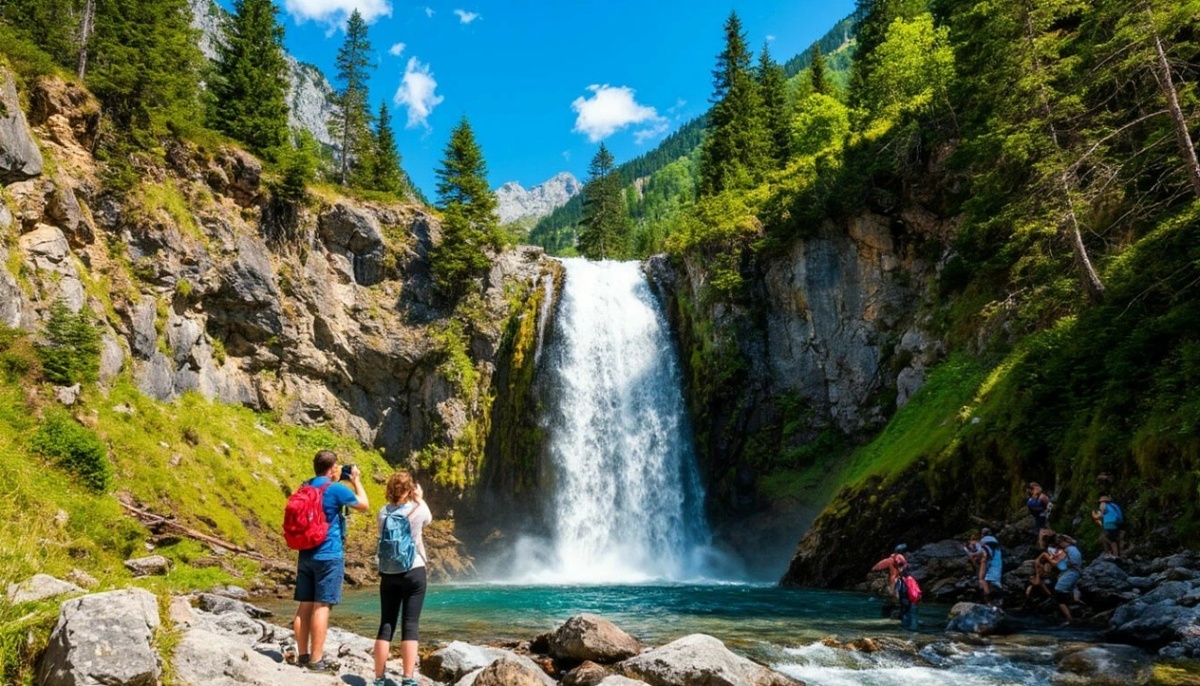 🚿 Самый освежающий душ – под горным водопадом