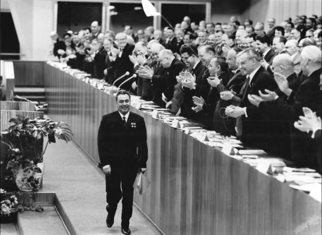 Съезды КПСС при генсеке Леониде Ильиче Брежневе, из интернета.