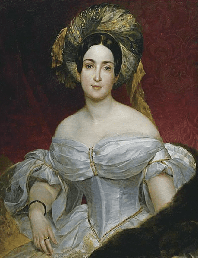Портрет Авроры, Карл Брюллов, 1837